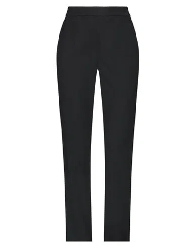 Moschino Woman Pants Black Size 8 Viscose, Virgin Wool, Elastane
