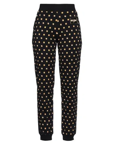 Moschino Woman Pants Black Size L Cotton, Elastane In Brown