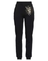 Moschino Woman Pants Black Size L Cotton, Elastane In Black