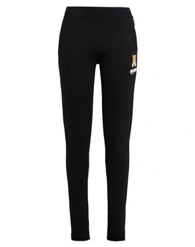 Moschino Woman Pants Black Size M Cotton, Elastane
