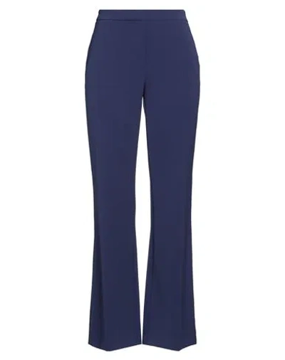 Moschino Woman Pants Blue Size 14 Polyester, Polyurethane In Blue