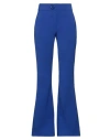 Moschino Woman Pants Blue Size 4 Polyester, Polyurethane
