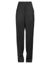 Moschino Woman Pants Charcoal Size 6 Virgin Wool In Black