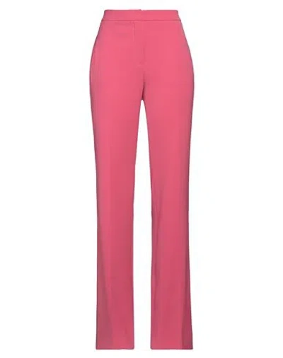 MOSCHINO MOSCHINO COUTURE WOMAN PANTS FUCHSIA SIZE 10 POLYESTER, POLYURETHANE