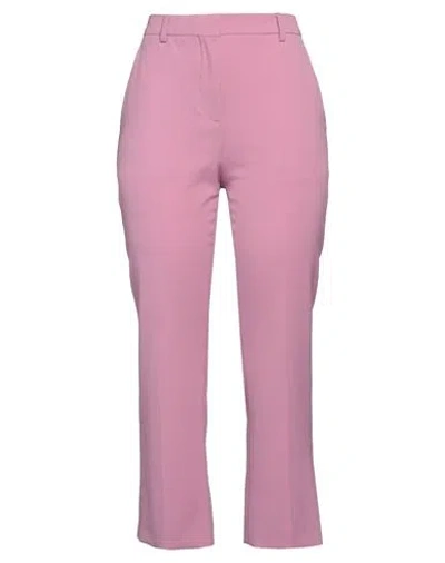 Moschino Woman Pants Fuchsia Size 14 Polyester, Wool, Elastane In Pink