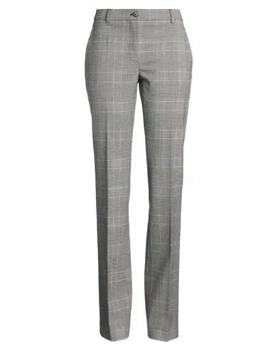Moschino Woman Pants Light Grey Size 14 Polyester, Virgin Wool, Elastane In Gray