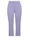 Moschino Woman Pants Mauve Size 12 Polyester, Wool, Elastane In Purple