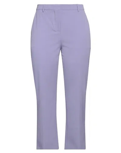 Moschino Woman Pants Light Purple Size 12 Polyester, Wool, Elastane