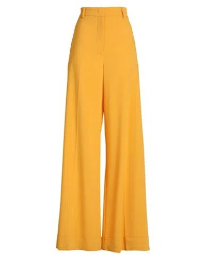 Moschino Woman Pants Mandarin Size 4 Viscose, Elastane In Mandarin