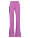 Moschino Couture Woman Pants Mauve Size 8 Viscose, Elastane In Purple