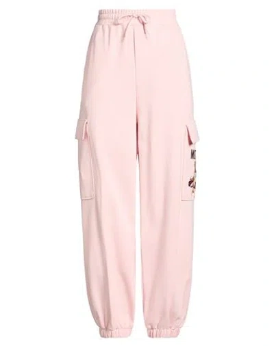 Moschino Woman Pants Pink Size 10 Organic Cotton