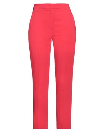 Moschino Woman Pants Red Size 12 Viscose, Elastane