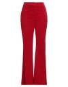 Moschino Woman Pants Red Size 14 Cotton, Elastane In Red
