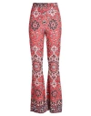 Moschino Woman Pants Red Size 8 Viscose, Polyamide In Red