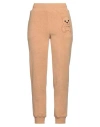 Moschino Teddy-bear Detail Cropped Trousers In Beige
