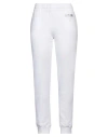Moschino Woman Pants White Size 8 Cotton
