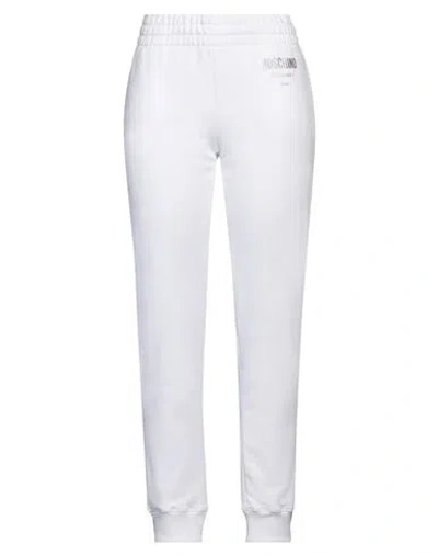 Moschino Woman Pants White Size 8 Cotton