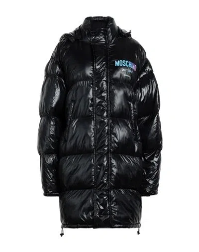 Moschino Woman Puffer Black Size 14 Polyamide