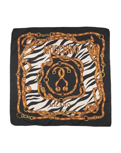 Moschino Woman Scarf Black Size - Silk
