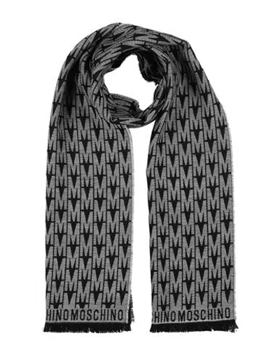 Moschino Woman Scarf Black Size - Wool