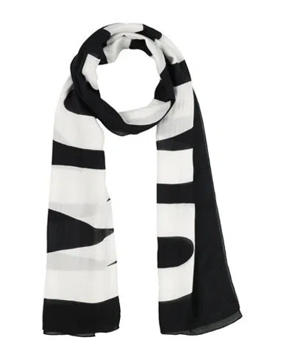 Moschino Woman Scarf Black Size - Modal