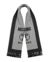 Moschino Woman Scarf Grey Size - Virgin Wool In Gray