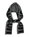 Moschino Woman Scarf Lead Size - Viscose, Polyamide, Wool, Cashmere