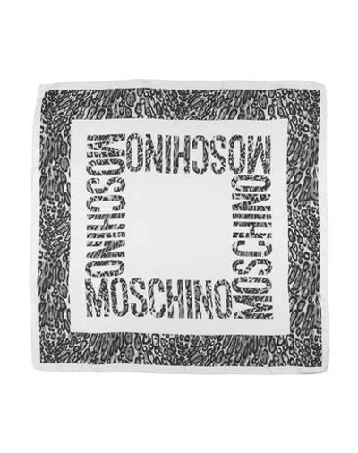Moschino Woman Scarf Light Grey Size - Silk