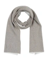 Moschino Woman Scarf Light Grey Size - Viscose, Polyamide, Polyester In Gray