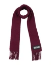 Moschino Woman Scarf Mauve Size - Alpaca Wool, Virgin Wool, Polyamide In Purple