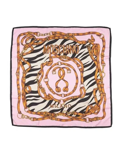 Moschino Woman Scarf Pink Size - Silk In Pink