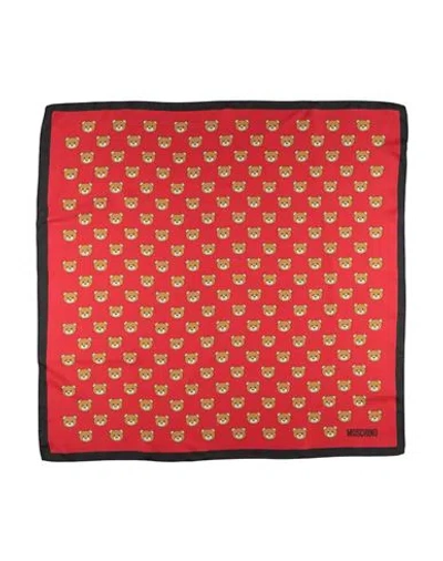 Moschino Woman Scarf Red Size - Silk