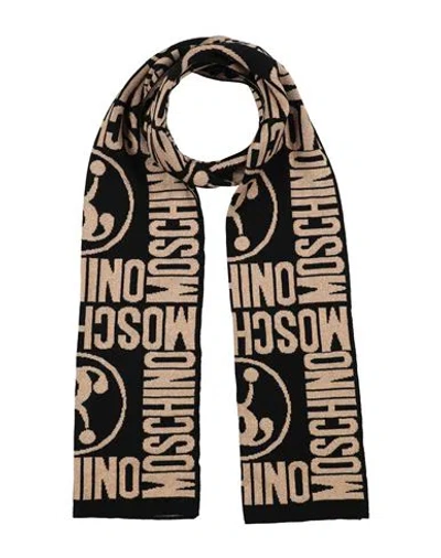 Moschino Woman Scarf Sand Size - Wool, Viscose, Polyamide