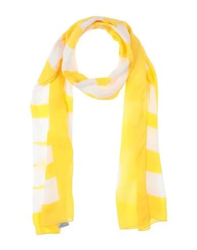 Moschino Woman Scarf Yellow Size - Modal
