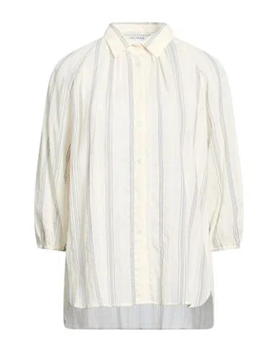 Moschino Woman Shirt Ivory Size 10 Cotton In White