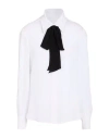 Moschino Woman Shirt White Size 14 Silk In White