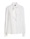 Moschino Woman Shirt White Size 8 Silk