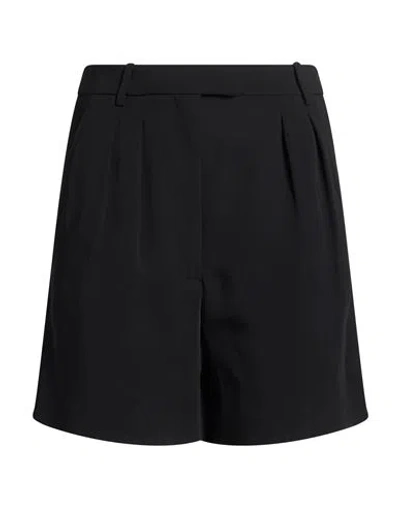 Moschino Woman Shorts & Bermuda Shorts Black Size 4 Viscose, Elastane
