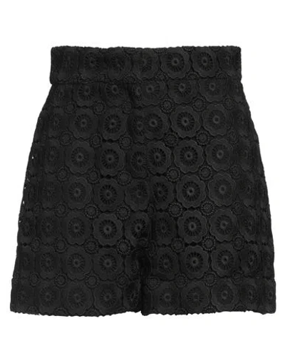 Moschino Couture Woman Shorts & Bermuda Shorts Black Size 6 Polyester