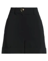Moschino Woman Shorts & Bermuda Shorts Black Size 6 Viscose, Elastane
