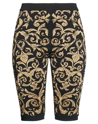 Moschino Woman Shorts & Bermuda Shorts Black Size 6 Viscose, Polyester