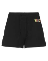 Moschino Woman Shorts & Bermuda Shorts Black Size 8 Organic Cotton