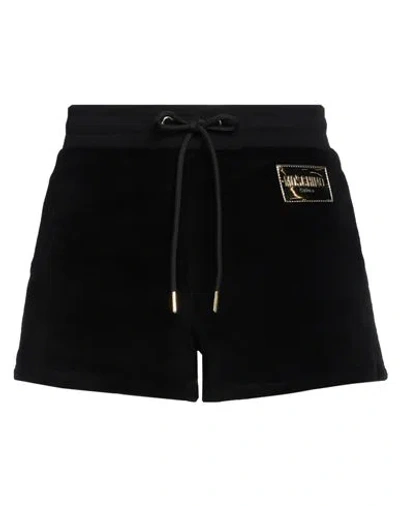 Moschino Woman Shorts & Bermuda Shorts Black Size M Cotton, Polyester, Elastane