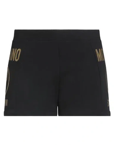 Moschino Woman Shorts & Bermuda Shorts Black Size M Cotton, Elastane