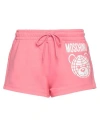 Moschino Woman Shorts & Bermuda Shorts Pink Size 8 Organic Cotton In Pink