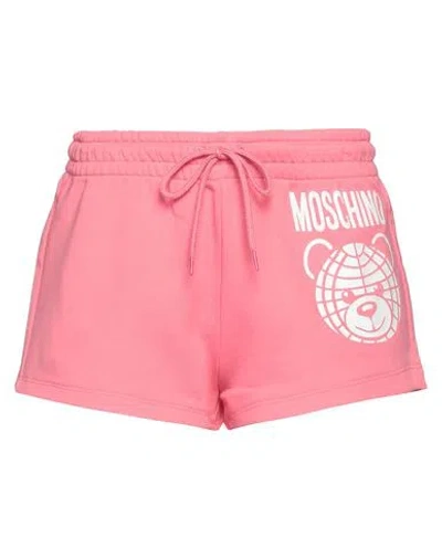Moschino Woman Shorts & Bermuda Shorts Pink Size 8 Organic Cotton