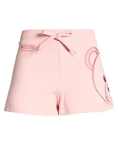 Moschino Woman Shorts & Bermuda Shorts Pink Size L Cotton