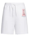 Moschino Couture Woman Shorts & Bermuda Shorts White Size 8 Cotton