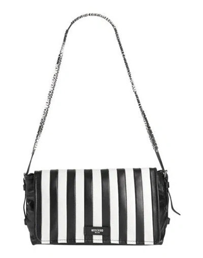 Moschino Woman Shoulder Bag Black Size - Leather