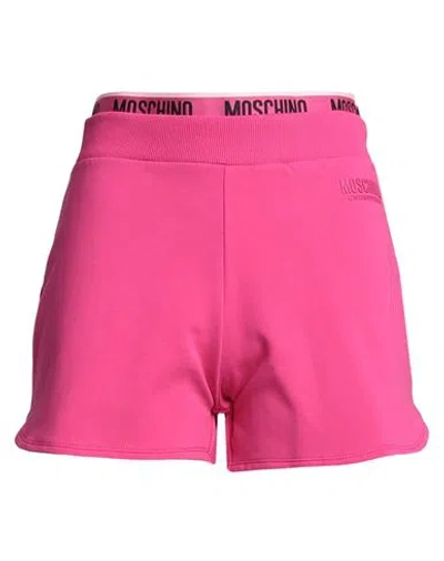 Moschino Woman Sleepwear Fuchsia Size L Cotton, Elastane In Pink